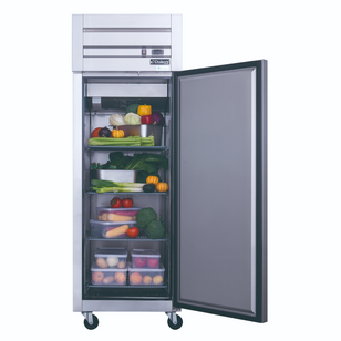 D28AR Commercial Single Door Top Mount Refrigerator in Stainless Steel