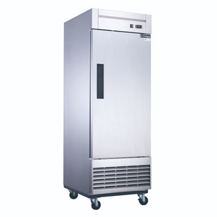 D28R Single Door Commercial Refrigerator in Stainless Steel