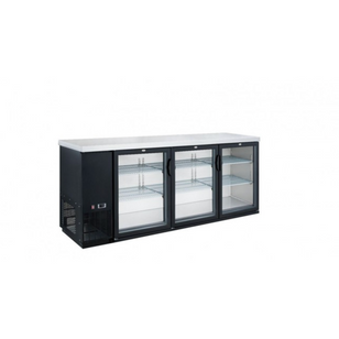 DBB72-S3 3 Door Bar and Beverage Cooler (Sliding Doors)