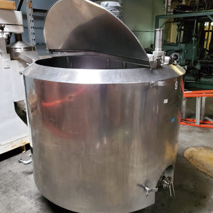 Creamery Package MFG 200 Gallon Stainless Steel Kettle Tank with Agitator