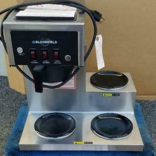 New Bloomfield 8571 3 Warmer Right Stepped Pourover Coffee Brewer 120V 1800W