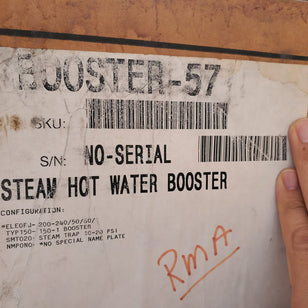 NEW Hobart Steam Hot Water Booster #Booster-57 REG. $5400.00